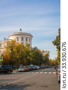 Колонны и балконы МПГУ (2014 год). Редакционное фото, фотограф Наталья Федорова / Фотобанк Лори