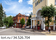Дом Будникова. Смоленск (2020 год). Редакционное фото, фотограф Сергей Афанасьев / Фотобанк Лори