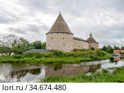 Староладожская крепость. Старая Ладога, Ленинградская область (2020 год). Стоковое фото, фотограф Геннадий Соловьев / Фотобанк Лори