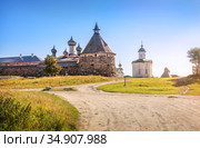 Корожная башня Соловецкого монастыря (2020 год). Редакционное фото, фотограф Baturina Yuliya / Фотобанк Лори