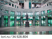 Центральный офис "Сбербанка" в Москве (2020 год). Редакционное фото, фотограф Victoria Demidova / Фотобанк Лори