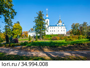 Иоанно-Богословский Череменецкий мужской монастырь. Череменец. Лужский район, Ленинградская область (2020 год). Стоковое фото, фотограф Сергей Афанасьев / Фотобанк Лори