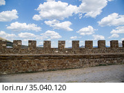 Castle on the rocky mountain (2020 год). Стоковое фото, фотограф Антон Соваренко / Фотобанк Лори