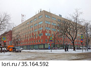 Бизнес-центр Вымпел на Старом Петровско-Разумовском проезде, Москва (2020 год). Редакционное фото, фотограф Давид Мзареулян / Фотобанк Лори