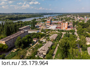 view of Levoberezhny district and the Voronezh river in Lipetsk, Russia (2018 год). Стоковое фото, фотограф Володина Ольга / Фотобанк Лори