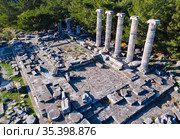 Temple of Athena in Priene. Стоковое фото, фотограф Яков Филимонов / Фотобанк Лори