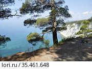 Вид с обрыва на море в Голубой бездне. Стоковое фото, фотограф Оксана Синникова / Фотобанк Лори