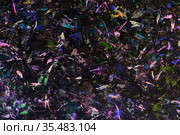 Abstract paint background. Color texture. Brushstrokes of paint. Modern art. Contemporary art. Colorful canvas. Random Watercolor drips. Brush strokes of multicolored acrylic paint on white canvas. Стоковое фото, фотограф Nataliia Zhekova / Фотобанк Лори