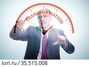 Concept of organisational change and transfomation with business. Стоковое фото, фотограф Elnur / Фотобанк Лори