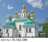 Собор Рождества Пресвятой Богородицы. Свято-Успенская Киево-Печерская лавра. Киев, Украина (2009 год). Стоковое фото, фотограф Ирина Борсученко / Фотобанк Лори