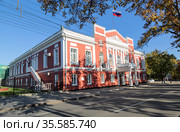 The building of the former house of the head of the Altai factories, built in 1827. Barnaul. Russia (2020 год). Стоковое фото, фотограф Наталья Волкова / Фотобанк Лори