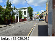 Детский сад № 395. Хохловский переулок, 4, строение 2. Басманный район. Город Москва (2019 год). Редакционное фото, фотограф lana1501 / Фотобанк Лори