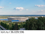 Volgograd Arena is an international-class football stadium built in Volgograd for the 2018 FIFA World Cup (2020 год). Редакционное фото, фотограф Ирина Мойсеева / Фотобанк Лори