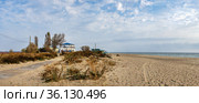 Sergeevka resort in Odessa region, Ukraine (2020 год). Редакционное фото, фотограф Sergii Zarev / Фотобанк Лори