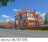 Комплекс зданий военного городка Пиллау (начало XX века). Балтийск, Калининградская область (2020 год). Стоковое фото, фотограф Ирина Борсученко / Фотобанк Лори