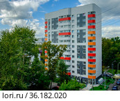 Москва, Бутырский район, Огородный проезд, дом 19 корпус 2 (2020 год). Редакционное фото, фотограф glokaya_kuzdra / Фотобанк Лори