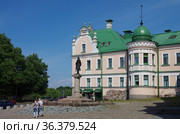 Дом Векрута, Выборг, Россия (2021 год). Редакционное фото, фотограф Natalia Sidorova / Фотобанк Лори
