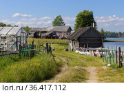 Деревня Руга. Республика Карелия (2018 год). Редакционное фото, фотограф Дмитрий Шишков / Фотобанк Лори