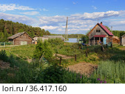 Деревня Сяргилахта. Республика Карелия (2018 год). Стоковое фото, фотограф Дмитрий Шишков / Фотобанк Лори