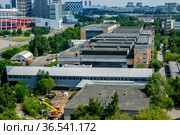 Москва, Хорошёвский район, улица Поликарпова, 23а, ОКБ "Сухой" (2021 год). Редакционное фото, фотограф glokaya_kuzdra / Фотобанк Лори