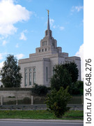 Shrine to God Mormon Church (2021 год). Редакционное фото, фотограф Владимир Белобаба / Фотобанк Лори