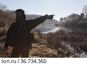 Угра, национальный парк (2021 год). Редакционное фото, фотограф Дмитрий Неумоин / Фотобанк Лори