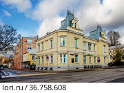 Москва. Особняк П.П. Щапова, Бауманская ул., 58 /25 (2021 год). Редакционное фото, фотограф Галина Савина / Фотобанк Лори