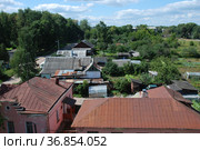 Жилые дома на улице Марата. Город Ржев. Тверская область (2011 год). Стоковое фото, фотограф lana1501 / Фотобанк Лори