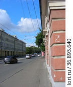 Спартаковская улица. Басманный район. Город Москва (2011 год). Редакционное фото, фотограф lana1501 / Фотобанк Лори
