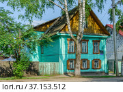 Тверская область, город Осташков, Ленинский проспект, 59, Осташковское лесничество (2013 год). Редакционное фото, фотограф glokaya_kuzdra / Фотобанк Лори