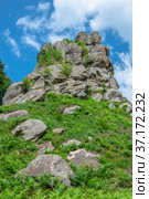 The rock complex of Tustan in Ukraine (2021 год). Стоковое фото, фотограф Sergii Zarev / Фотобанк Лори