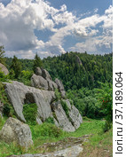 The rock complex of Tustan in Ukraine (2021 год). Стоковое фото, фотограф Sergii Zarev / Фотобанк Лори