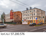 Бывшее здание Государственного банка. Рыбинск. Ярославская область (2021 год). Редакционное фото, фотограф Сергей Афанасьев / Фотобанк Лори