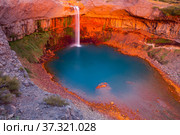 Salto del Agrio waterfall, Patagonia, Argentina. Стоковое фото, фотограф Яков Филимонов / Фотобанк Лори
