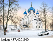 Собор Рождества Богородицы, Кремль, Суздаль (2022 год). Редакционное фото, фотограф Baturina Yuliya / Фотобанк Лори