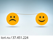 Mood improvement concept with smilies. Стоковое фото, фотограф Elnur / Фотобанк Лори