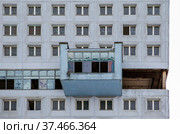 Фрагмент Дома Советов. Калининград (2021 год). Редакционное фото, фотограф Сергей Афанасьев / Фотобанк Лори