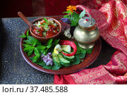 Alu Pyaj Chanachur. Стоковое фото, фотограф Марина Володько / Фотобанк Лори