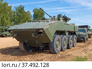 Боевая машина пехоты К-17 на основе унифицированной боевой платформы "Бумеранг". Международный военный форум "Армия-2020" Редакционное фото, фотограф Виктор Карасев / Фотобанк Лори