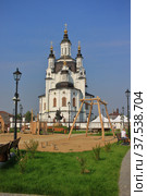 View of the Tobolsk Kremlin (2021 год). Редакционное фото, фотограф Александр Карпенко / Фотобанк Лори