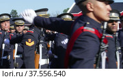 Indian Military Army Passing out Parade (2021 год). Редакционное видео, видеограф Devendra Rawat / Фотобанк Лори
