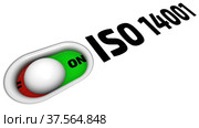 Включение и отключение стандарта ISO 14001. Сертификация. Стоковая анимация, аниматор WalDeMarus / Фотобанк Лори