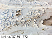 Travertines mountains of Pamukkale in Turkey. Стоковое фото, фотограф Яков Филимонов / Фотобанк Лори