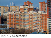 Москва, Северо-Западный  округ,район Кунцево, улица Ивана Франко (2022 год). Стоковое фото, фотограф glokaya_kuzdra / Фотобанк Лори