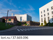 Фото порохового погреба и выставочного центра Эрмитаж. Бастион Панцерлакс. Выборг, Россия (2021 год). Редакционное фото, фотограф Дымов Игорь / Фотобанк Лори