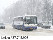Nefaz 5299 (2009 год). Редакционное фото, фотограф Art Konovalov / Фотобанк Лори