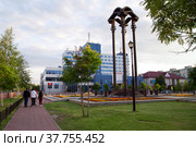 Гостиница Аган-Град (г. Радужный) (2009 год). Редакционное фото, фотограф Алёна Ковальчук / Фотобанк Лори