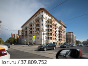 Москва улица проспект Мира дом 40 (2022 год). Редакционное фото, фотограф Дмитрий Неумоин / Фотобанк Лори