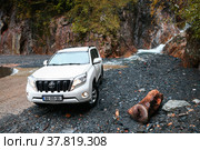 Toyota Land Cruiser Prado 150 (2021 год). Редакционное фото, фотограф Art Konovalov / Фотобанк Лори