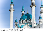 Мечеть Кул Шариф, Татарстан.  Город Казань, ислам. (2020 год). Редакционное фото, фотограф Виталий Михайлюк / Фотобанк Лори